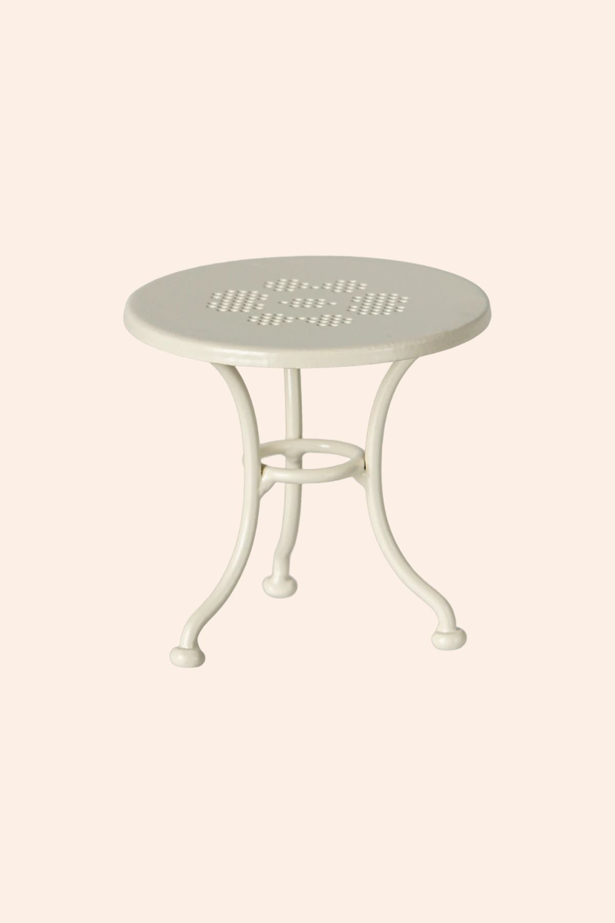 Maileg - Café Set, Mouse - Small - Off White - Strawberries & Cream
