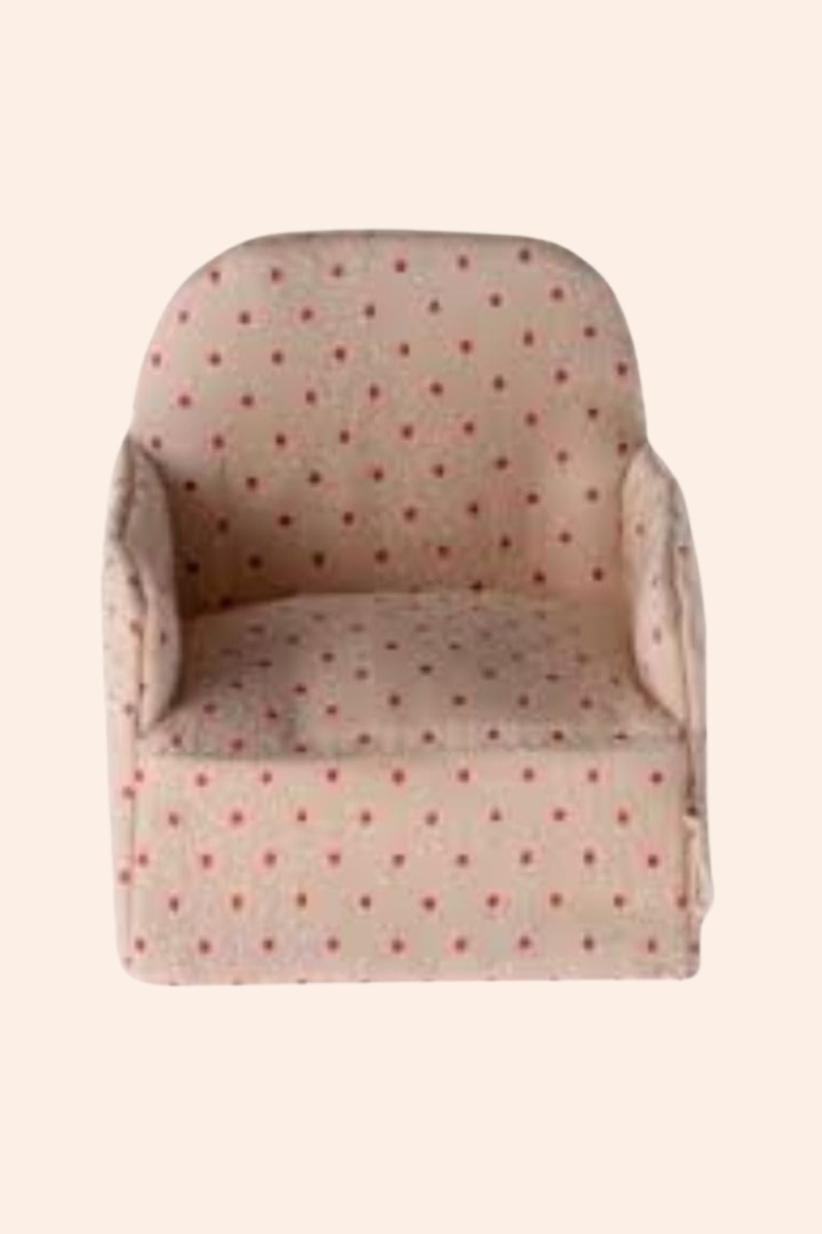 Maileg - Chair, Mouse - Dot - Strawberries & Cream