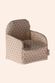 Maileg - Chair, Mouse - Dot - Strawberries & Cream