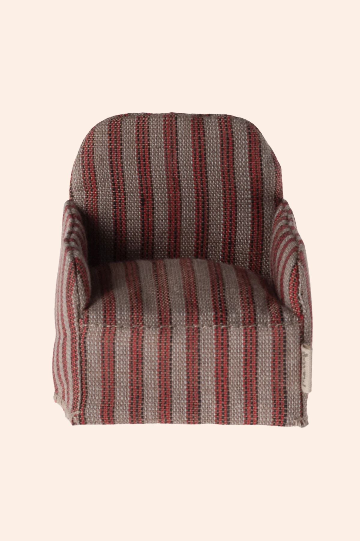 Maileg - Chair, Mouse - Stripe - Strawberries & Cream