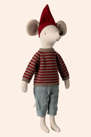 Maileg - Christmas Mouse - Maxi - Strawberries & Cream