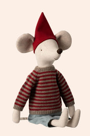 Maileg - Christmas Mouse - Maxi - Strawberries & Cream