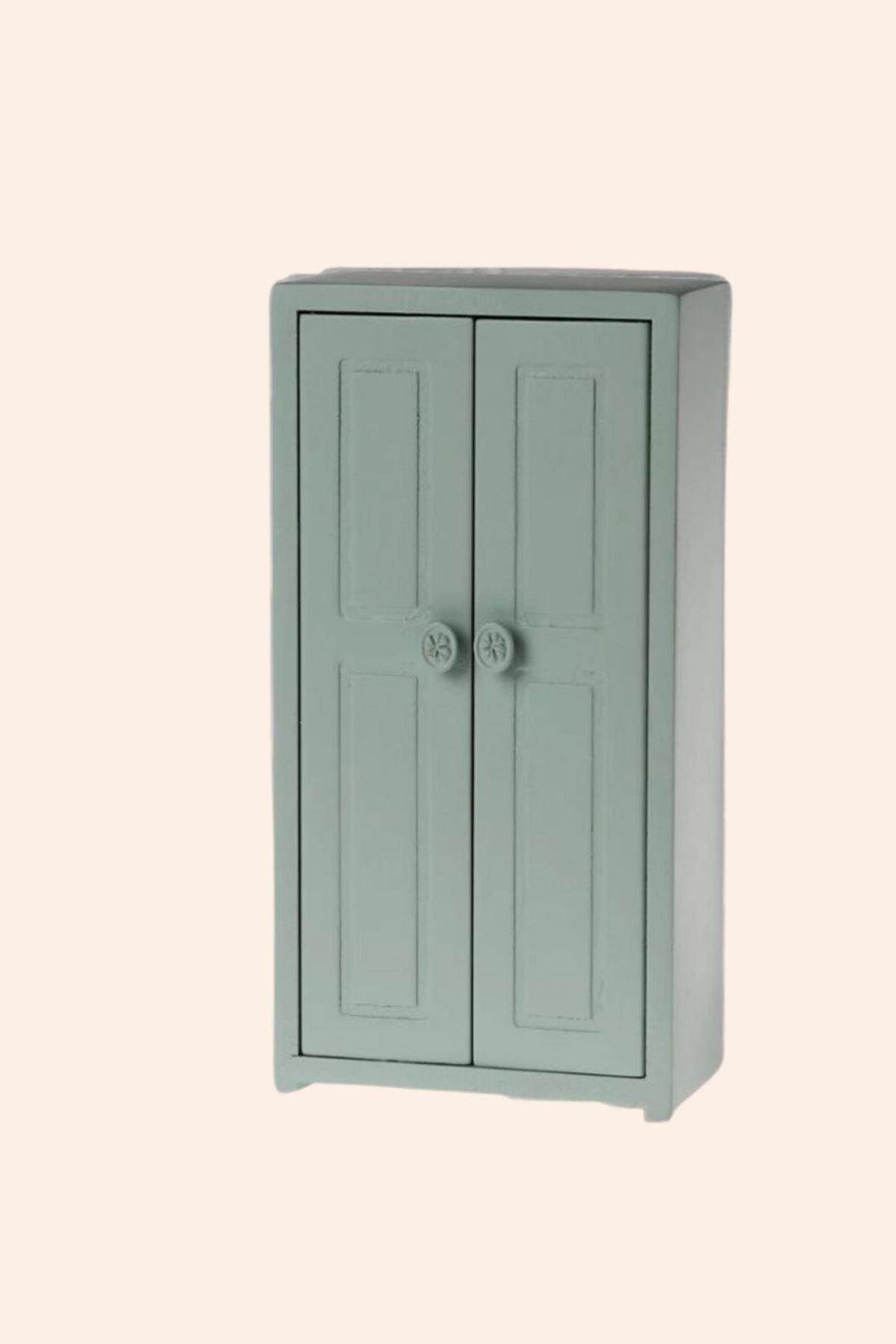 Maileg -  Closet, Mouse - Soft Blue - Strawberries & Cream