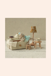 Maileg - Dance Mouse in Daybed - Little Sister - Strawberries & Cream 