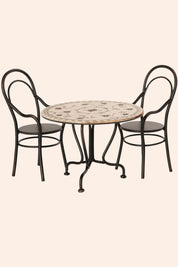 Maileg - Dining Table Set with 2 chairs - Strawberries & Cream