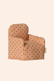 Maileg - Folding Chair - Mouse - Dots - Strawberries & Cream - Ingrid Lewis - Designer
