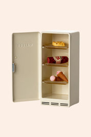 Maileg - Fridge Mouse - Off White - Strawberries & Cream