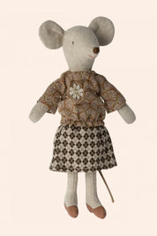 Maileg - Grandma Mouse - Blouse and Skirt - Strawberries & Cream