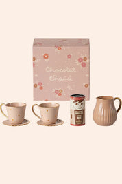 Maileg -  Hot Chocolate Set - Mini - Strawberries & Cream