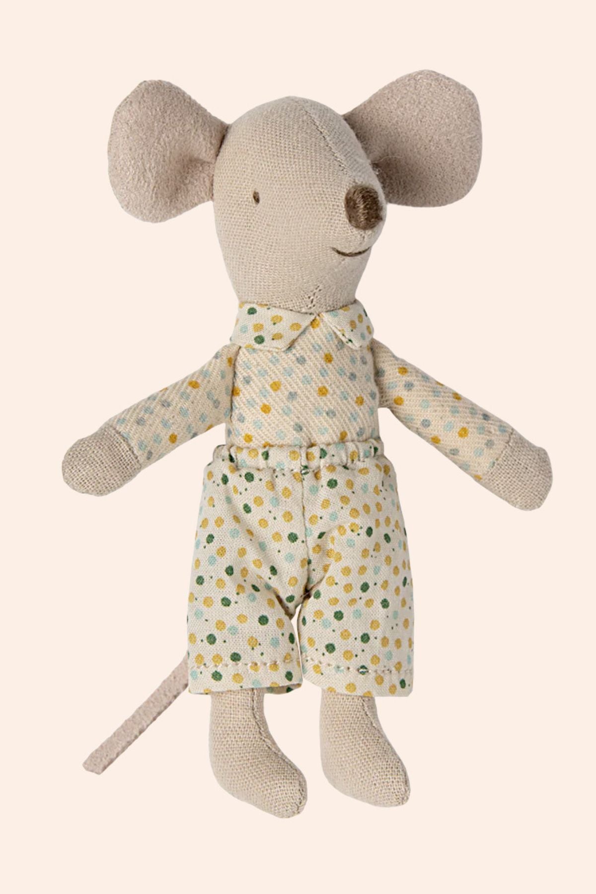 Maileg - Little Brother Mouse in Match Box - Strawberries & Cream