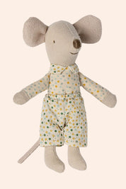 Maileg - Little Brother Mouse in Match Box - Strawberries & Cream
