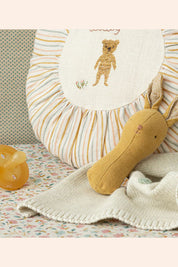 Maileg - Lullaby Friends - Bunny Rattle - Dusty Yellow - Strawberries & Cream