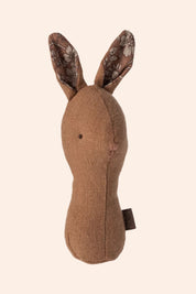 Maileg - Lullaby Friends - Bunny Rattle - Dusty Yellow - Strawberries & Cream