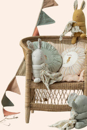 Maileg - Lullaby Friends - Elephant - Iron Grey - Strawberries & Cream