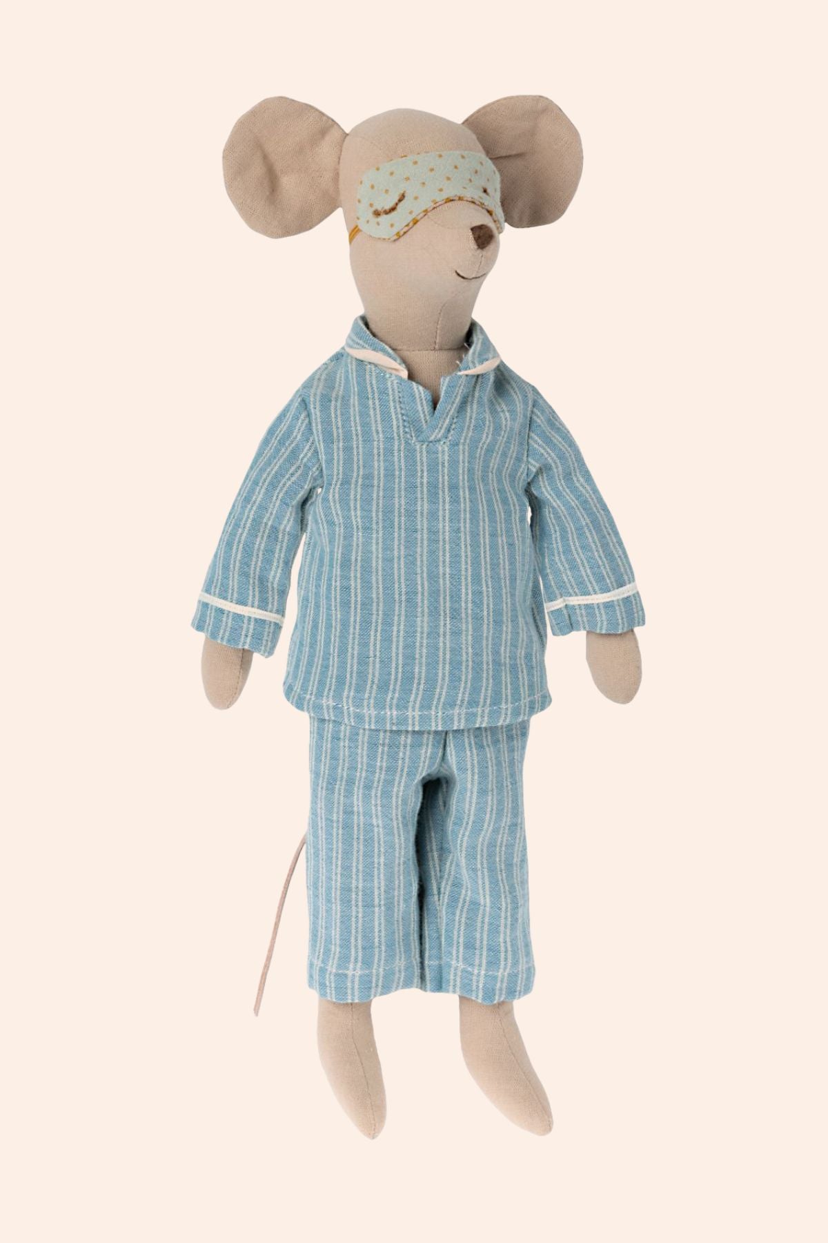 Maileg - Medium Size Mouse Clothes - Pyjamas - Strawberries & Cream