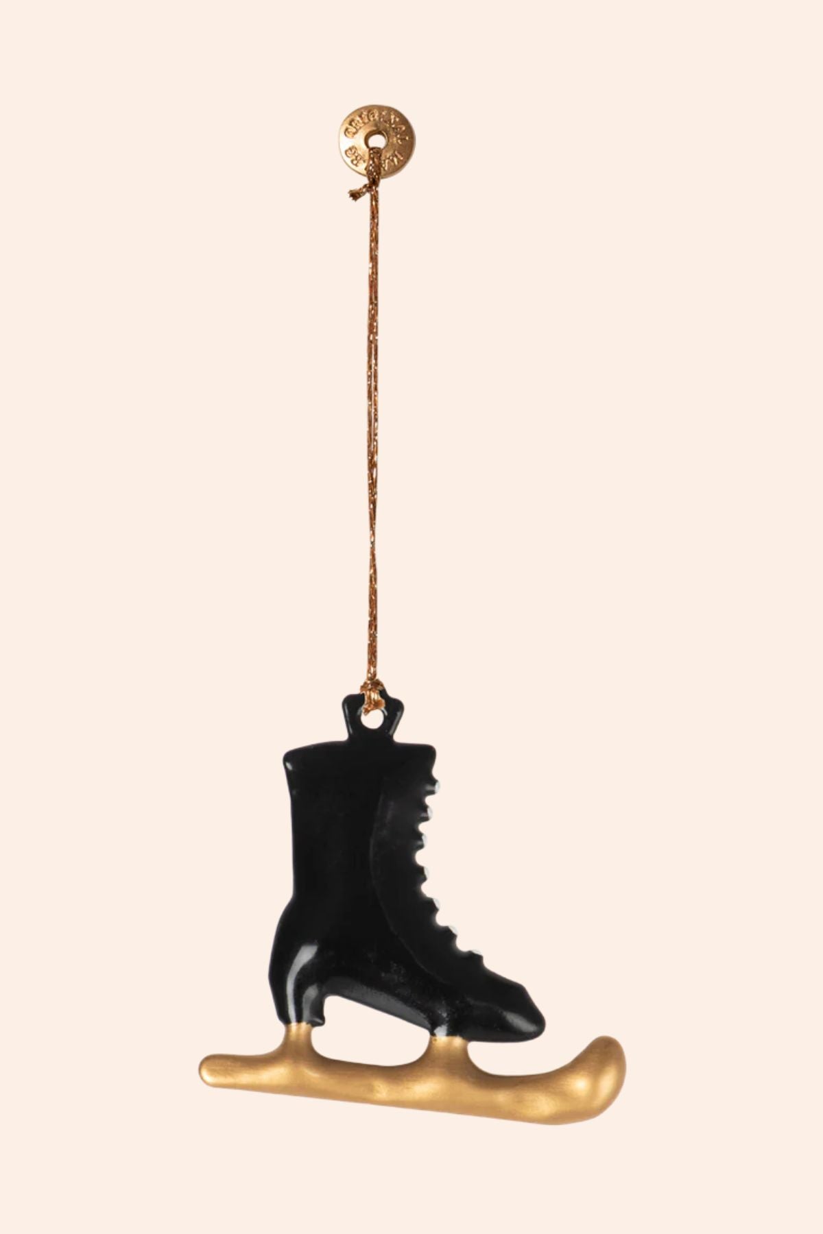 Maileg - Metal Ornament, Dark Skate - Black - Strawberries & Cream