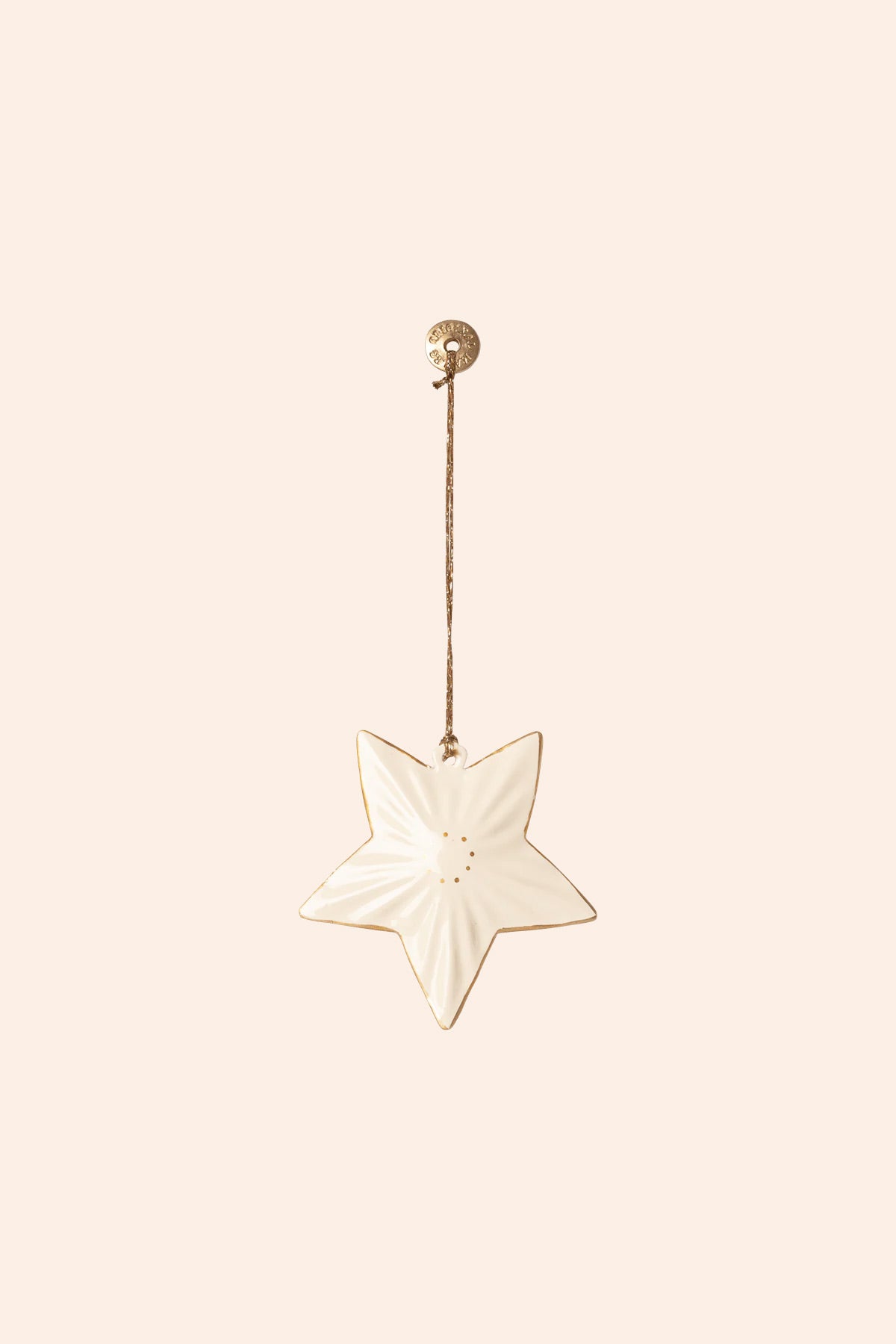 Maileg - Metal Ornament, Star - Strawberries & Cream