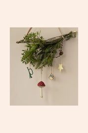 Maileg - Metal Ornament, Star - Strawberries & Cream