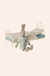 Maileg - Miniature - Bed Mini- Blue - Strawberries & Cream