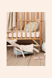 Maileg - Miniature - Bed Mini- Blue - Strawberries & Cream