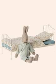 Maileg - Miniature - Bed Mini- Blue - Strawberries & Cream - Ingrid Lewis - Designer