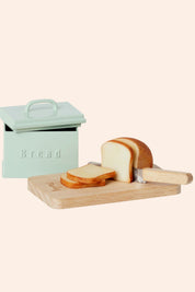 Maileg - Miniature - Bread Box with Utensils - Strawberries & Cream