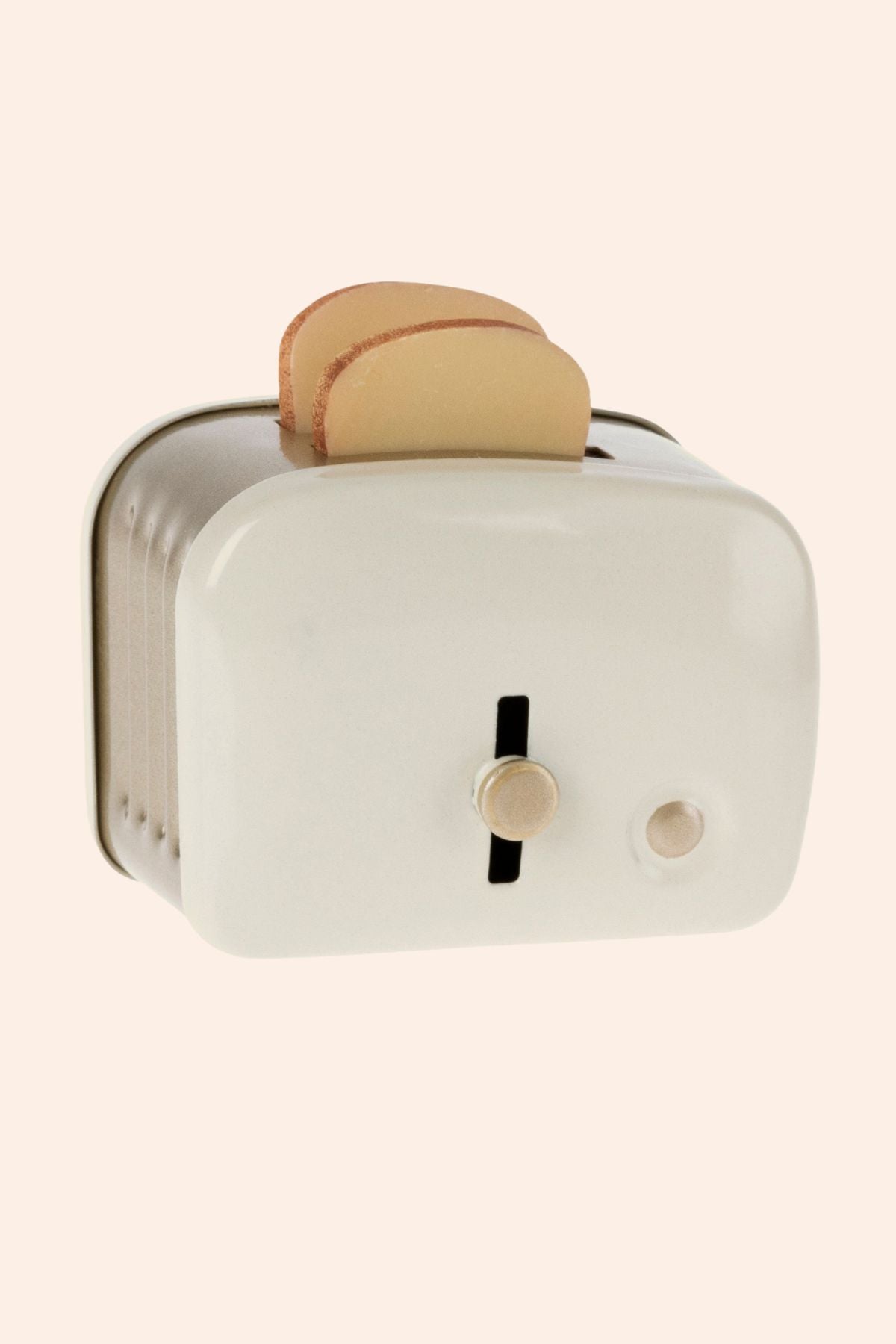 Miniature Toaster with bread - Off White - Strawberries & Cream -01