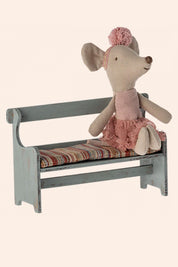 Maileg - Mouse - Bench - Strawberries & Cream