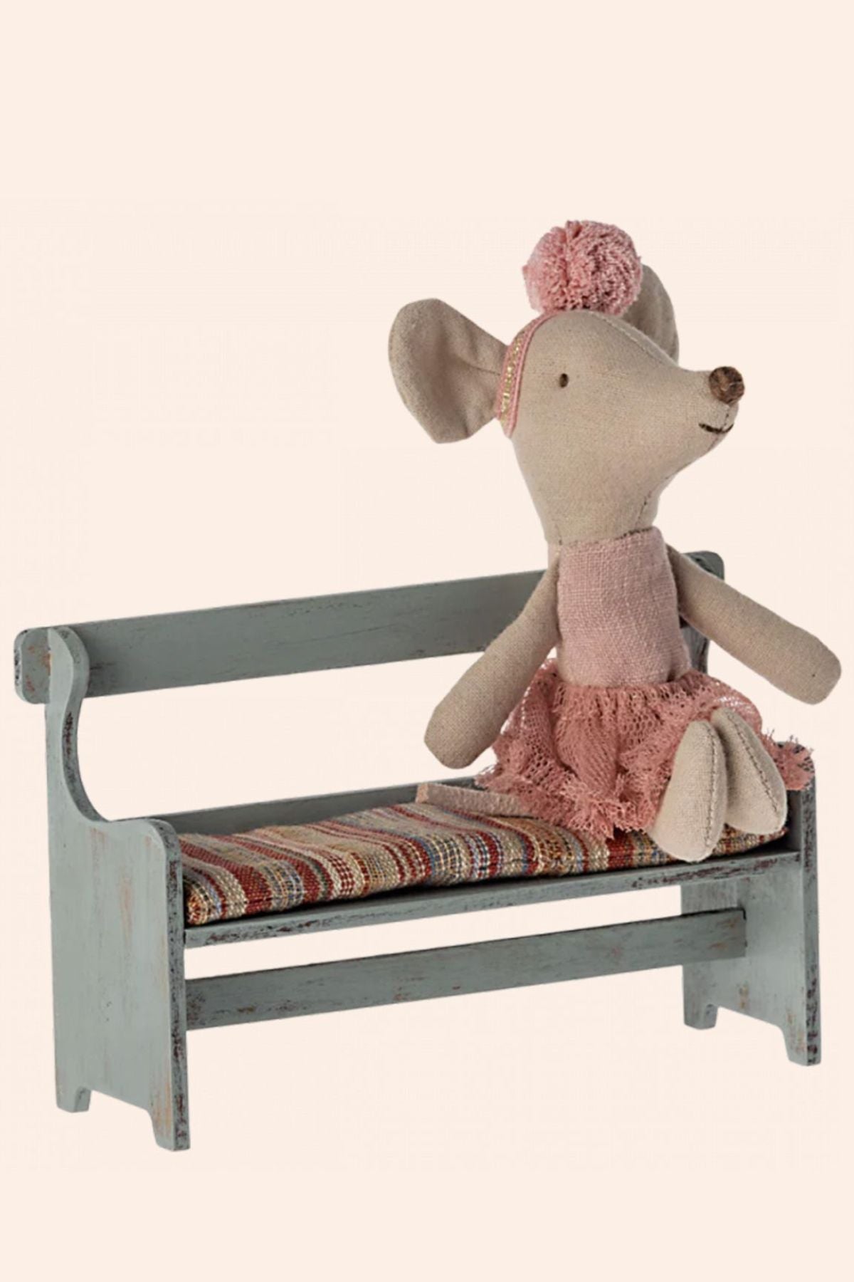 Maileg - Mouse - Bench - Strawberries & Cream - Ingrid Lewis - Designer