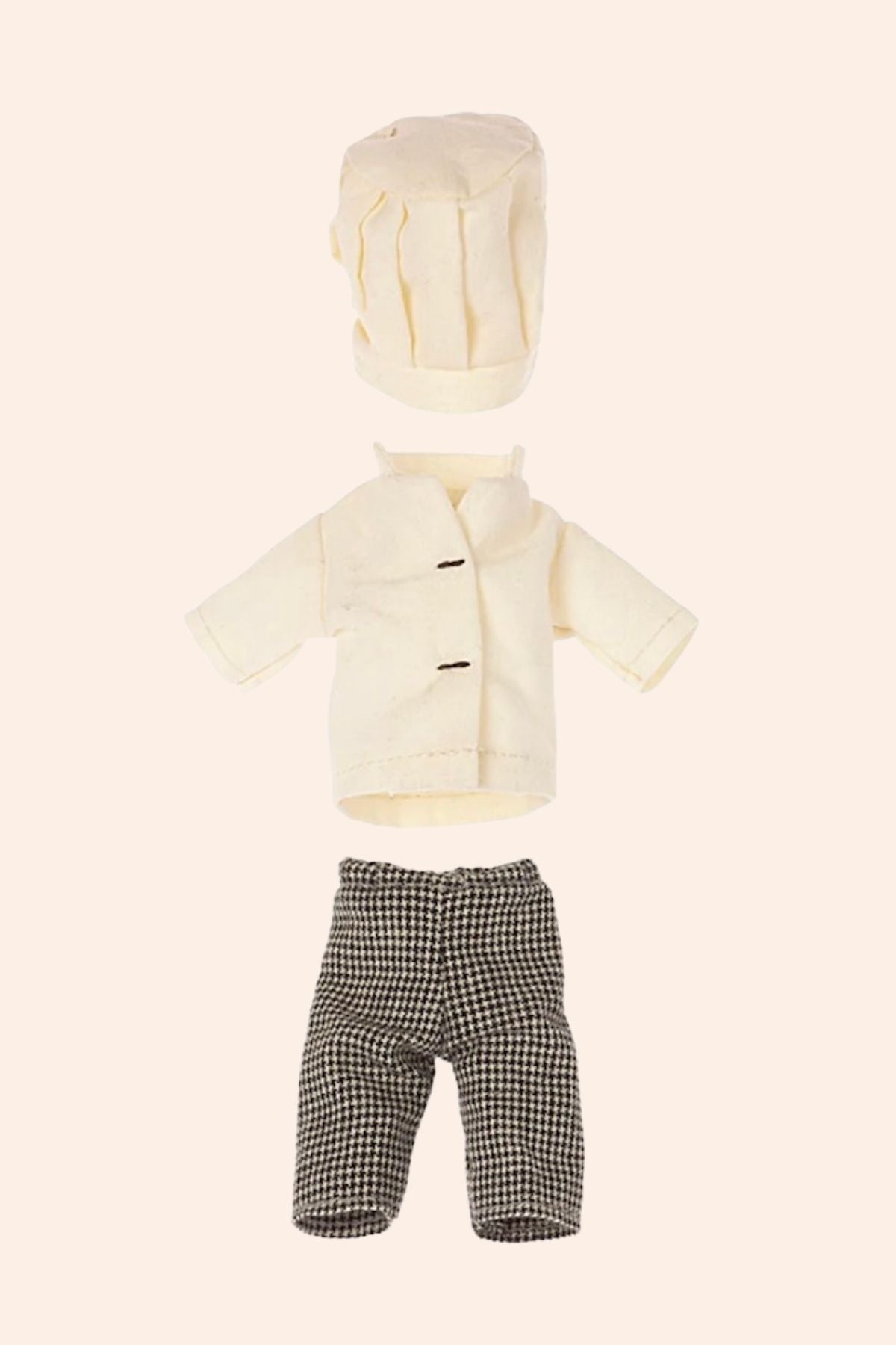 Maileg - Mouse - Chef Clothes for Big Brother/Sister - Strawberries & Cream