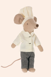 Maileg - Mouse - Chef Clothes for Big Brother/Sister - Strawberries & Cream