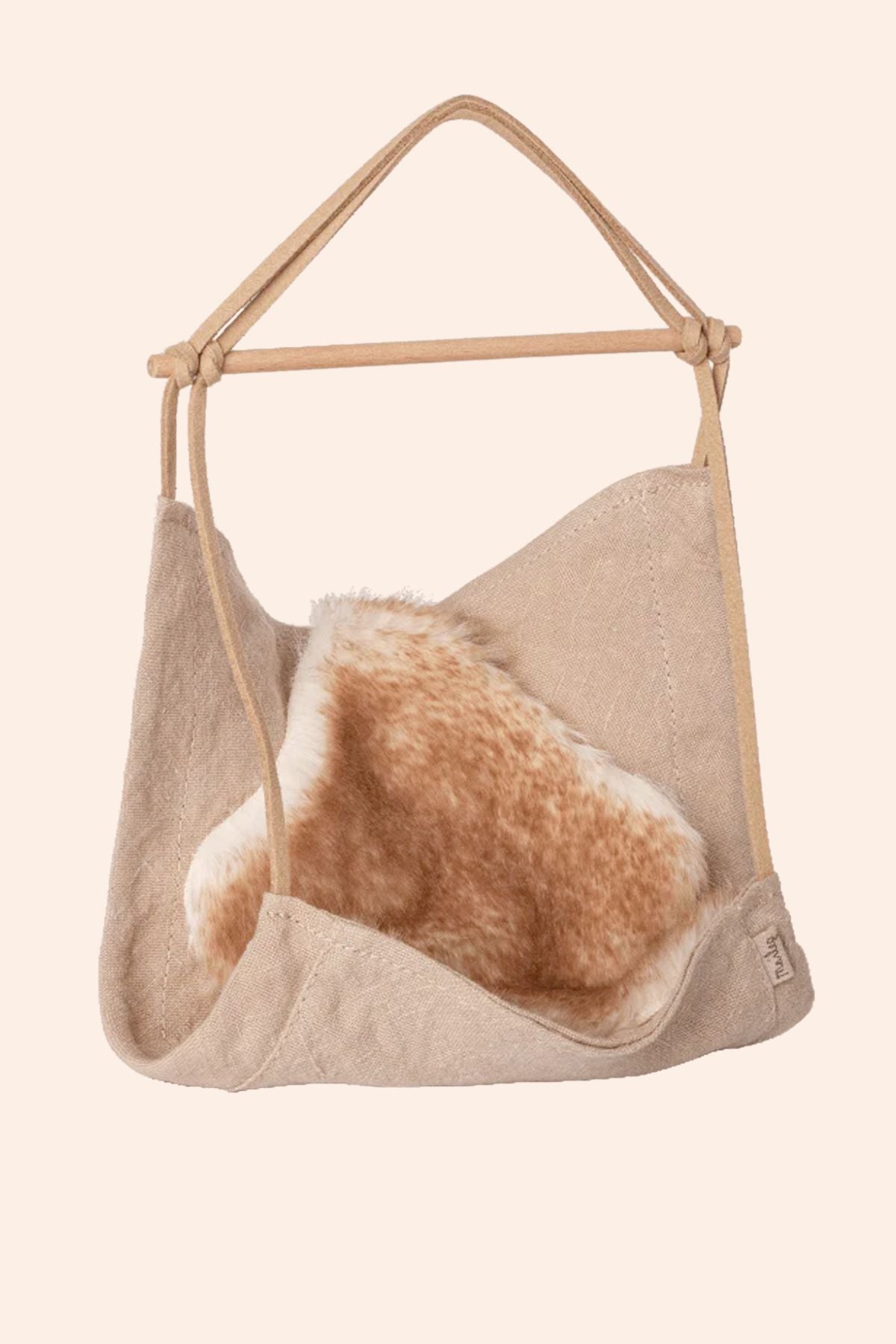 Maileg - Mouse - Hanging Chair - Micro - Strawberries &  Cream 