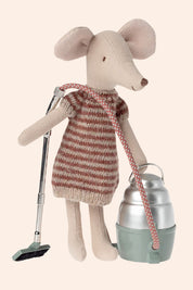 Maileg - Mouse - Mini Hoover - Strawberries & Cream 