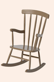 Maileg - Mouse - Rocking Chair - Light Brown - Strawberries & Cream