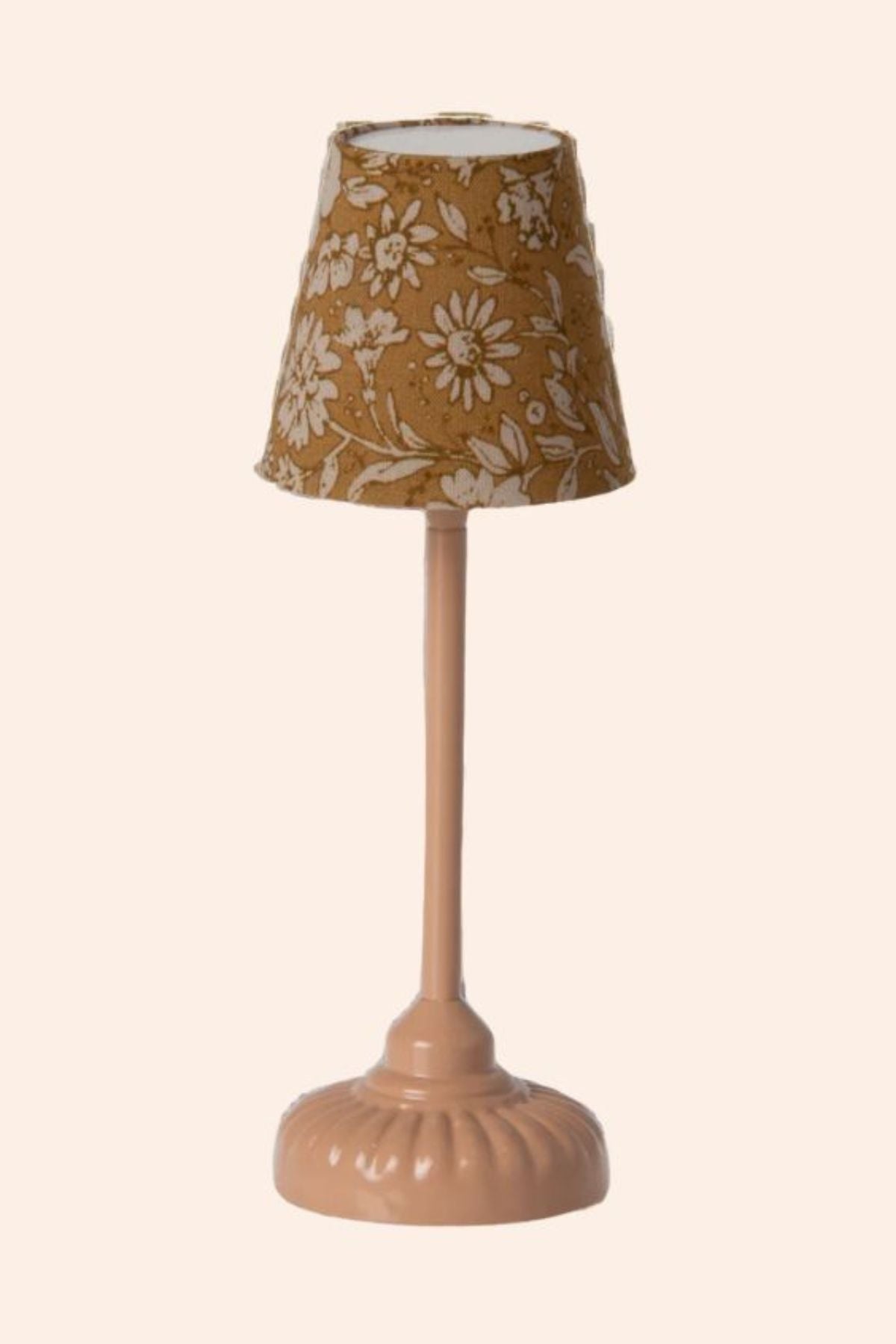 Maileg - Mouse - Vintage Floor Lamp - Dark Powder - Strawberries & Cream 