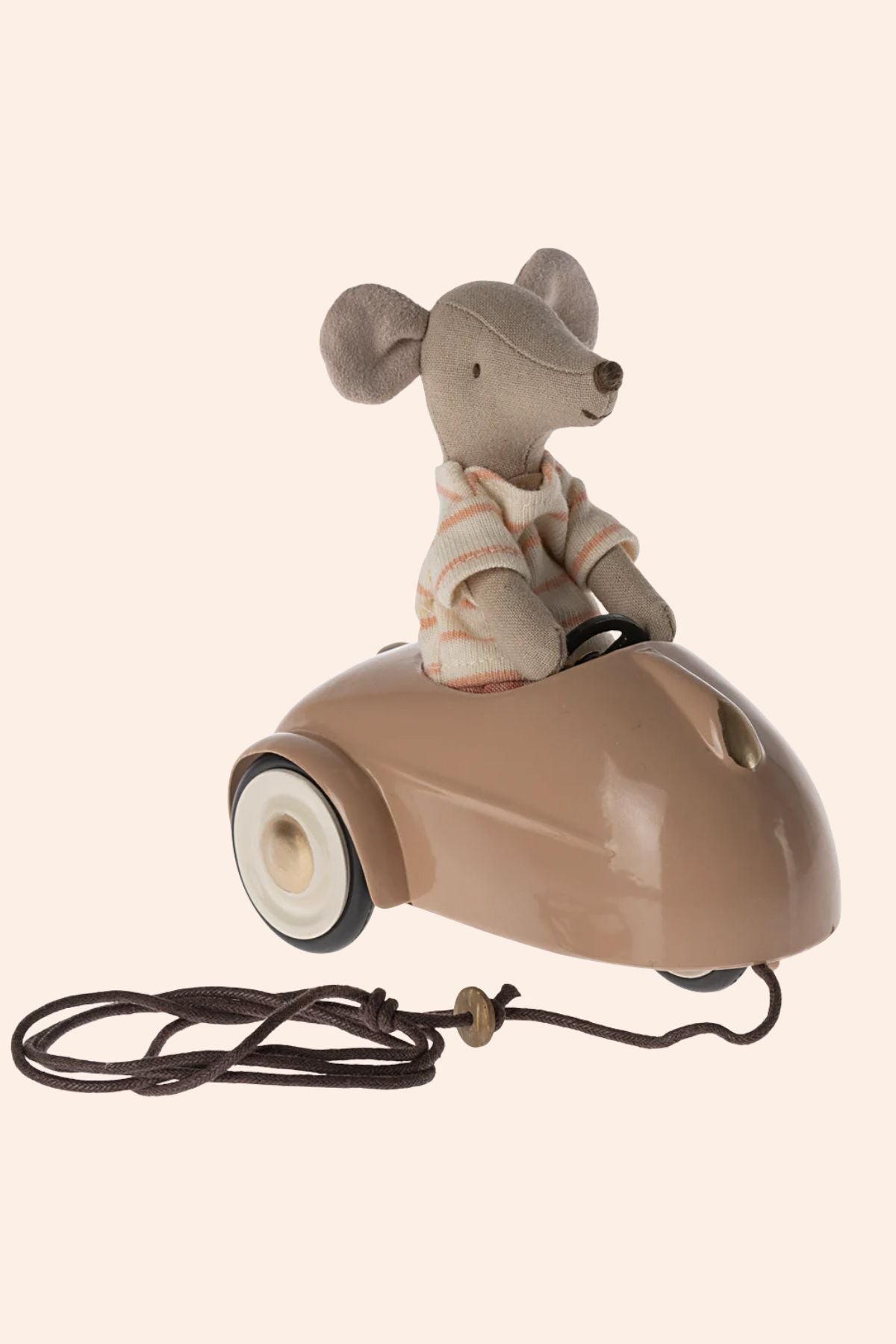 Maileg - Mouse Car - Dark Powder - Strawberries & Cream 