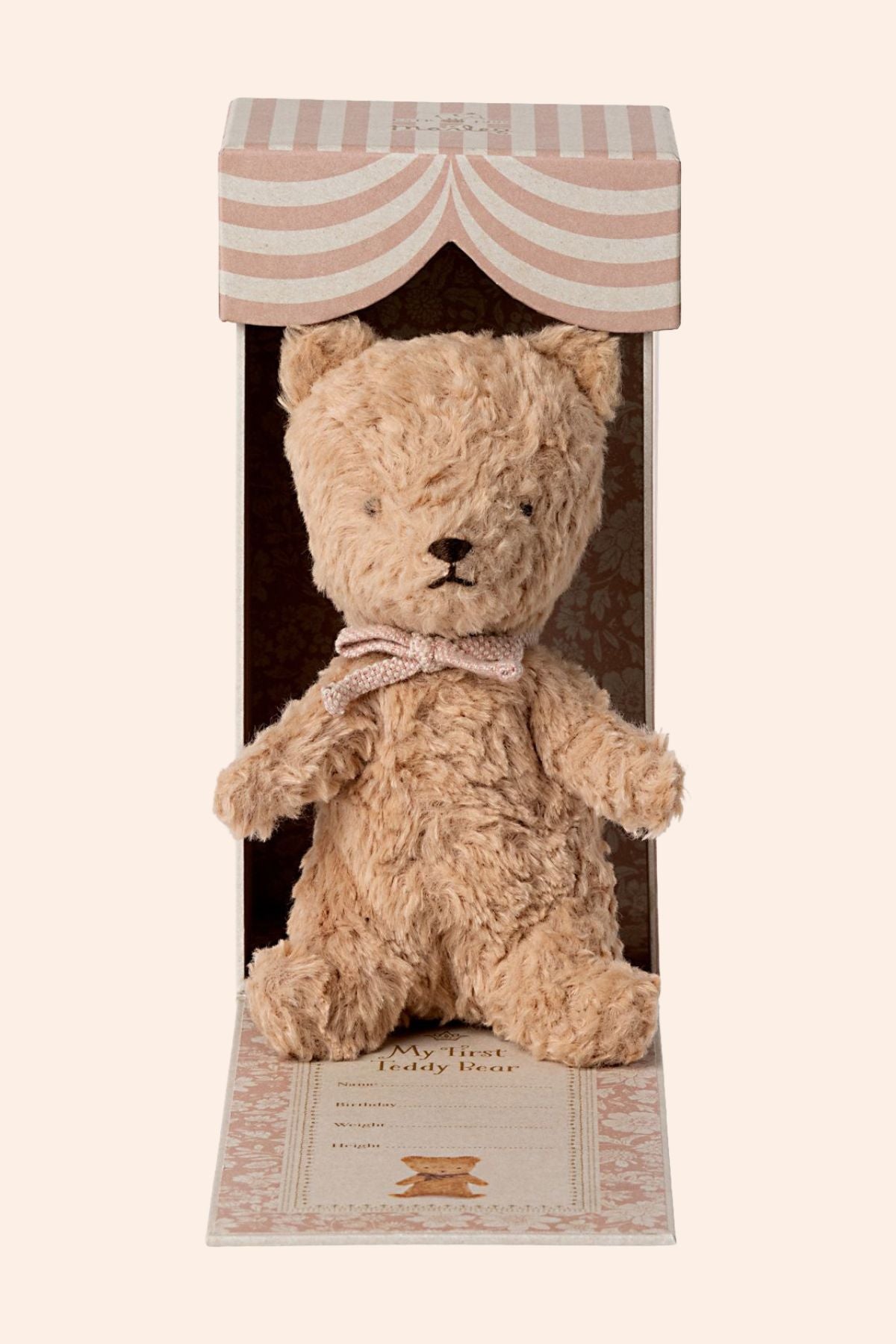 Maileg -  My First Teddy - Powder - Strawberries & Cream