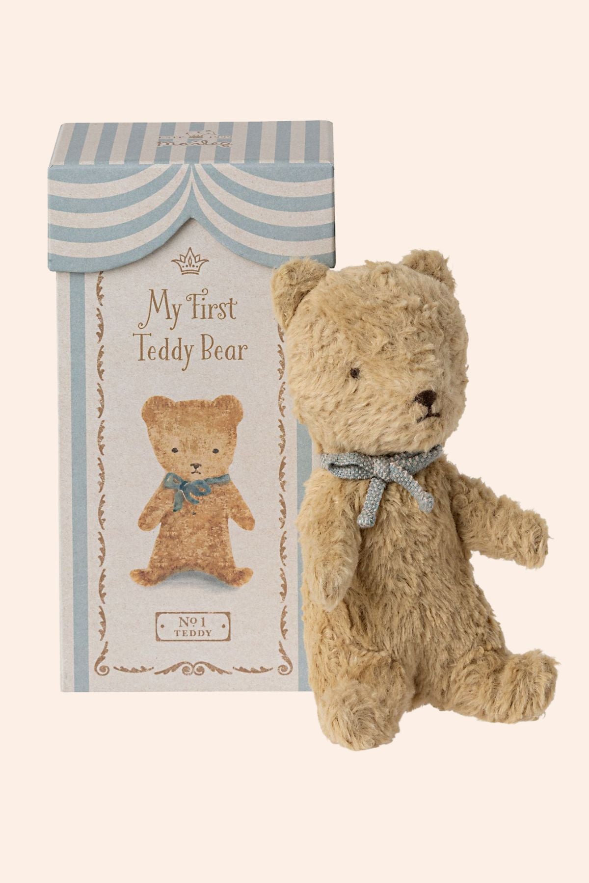 Maileg - My First Teddy - Sand - Strawberries & Cream
