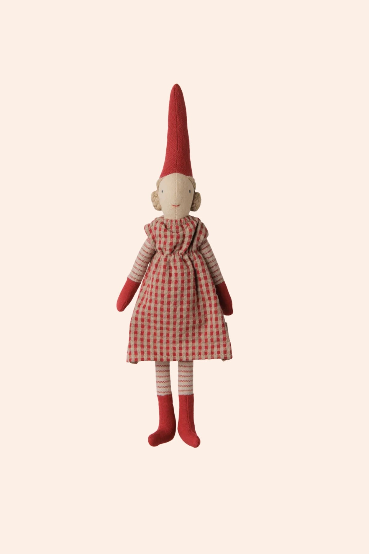 xMaileg - Pixy Size 1 - Girl Red Dress- Strawberries & Cream - Ingrid Lewis - Designer
