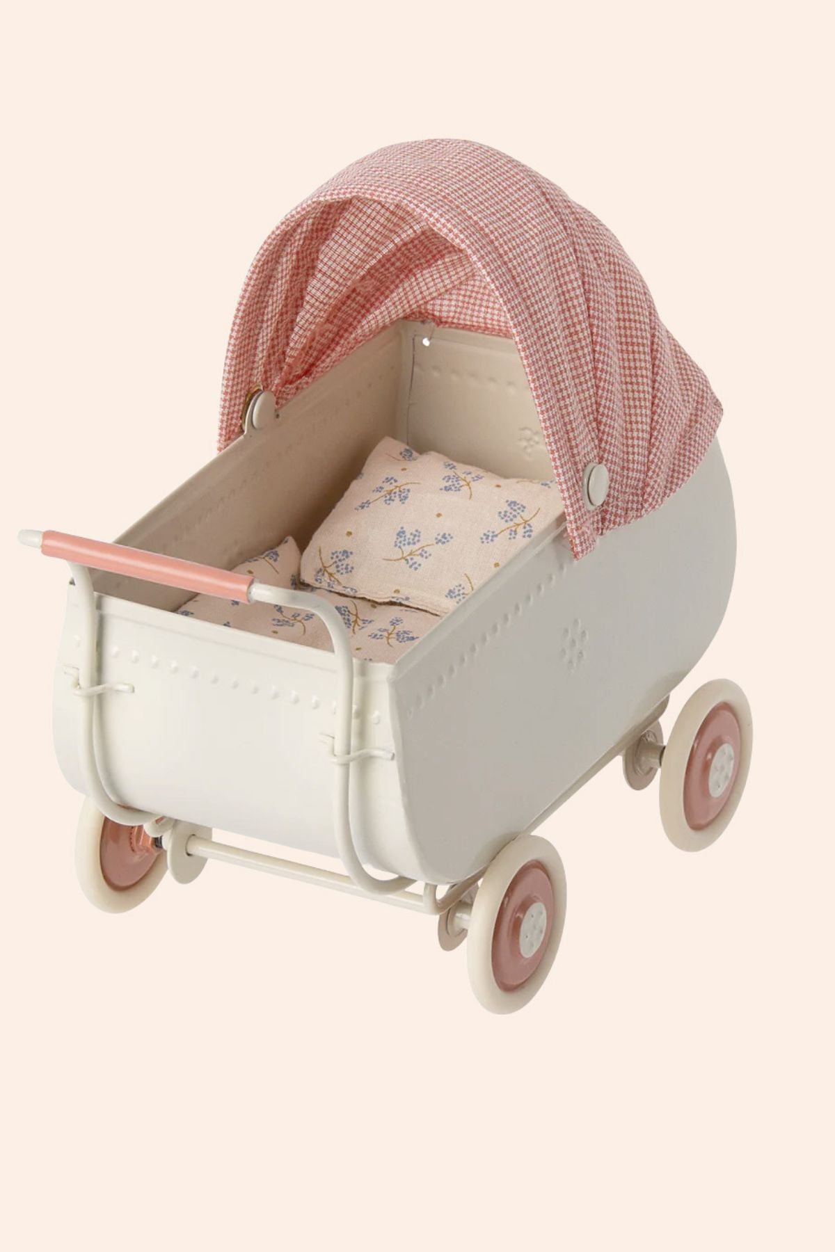 Maileg - Pram Micro - Coral - Strawberries & Cream