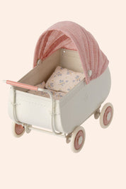 Maileg - Pram Micro - Coral - Strawberries & Cream