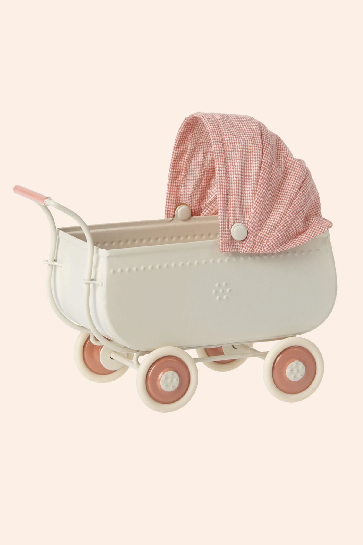 Maileg - Pram Micro - Coral - Strawberries & Cream
