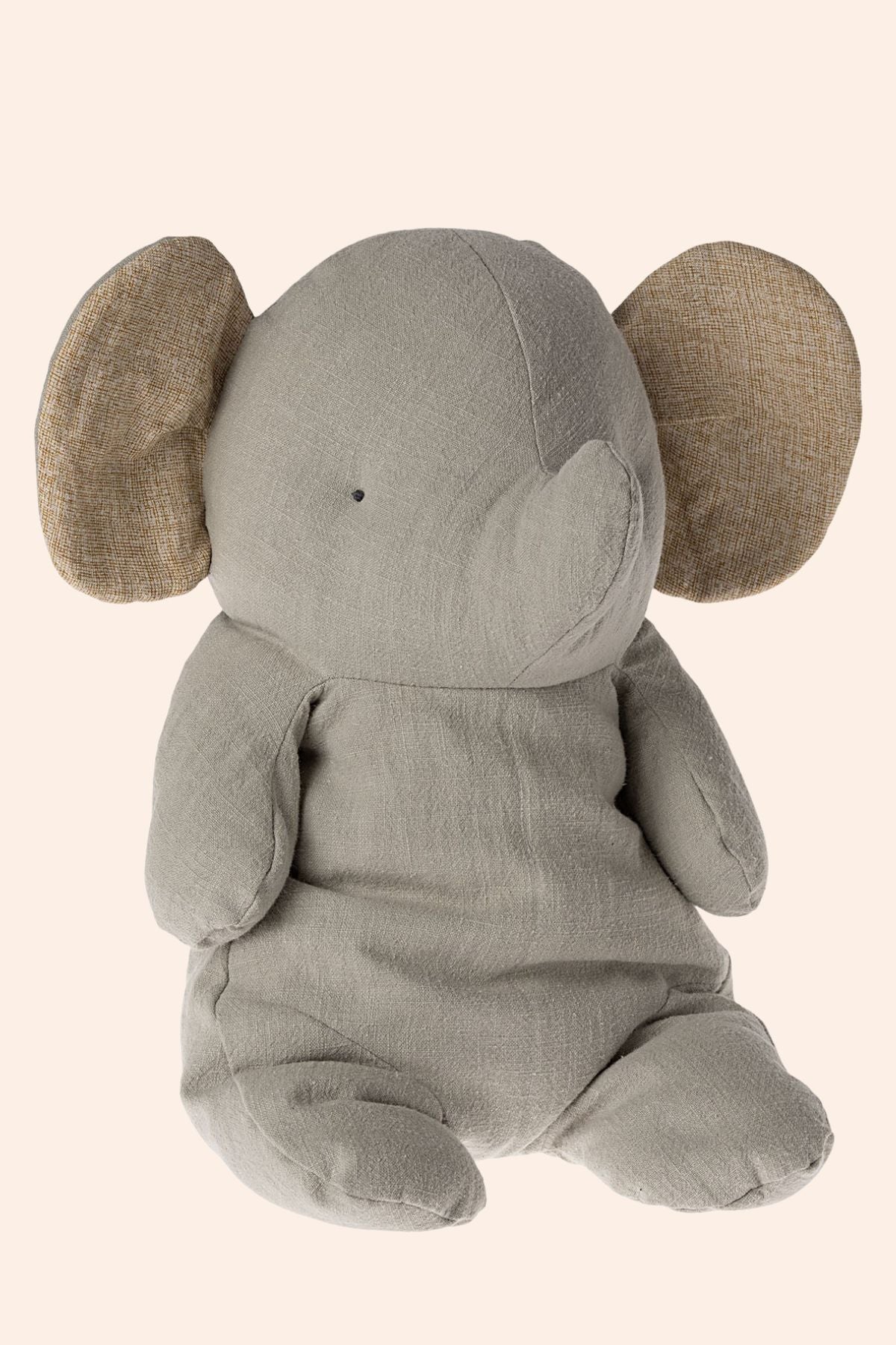 Maileg - Safari Friends - Big Elephant - Grey - Strawberries & Cream