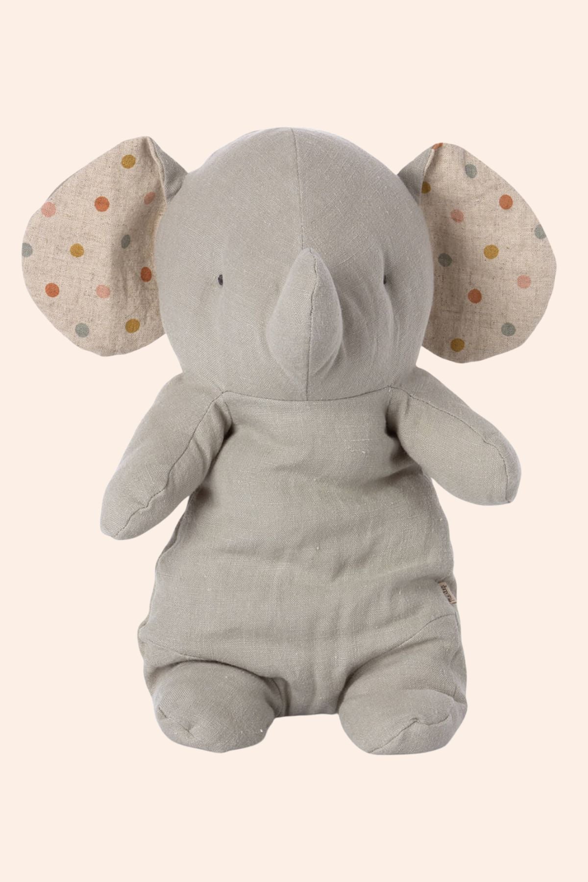Maileg - Safari Friends - Medium Elephant - Grey - Strawberries & Cream