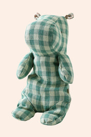Maileg - Safari Friends - Medium Hippo - Check - Strawberries & Cream