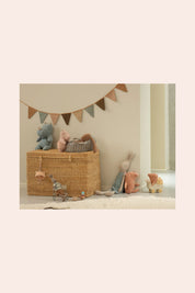 Maileg - Safari Friends - Small Hippo with Skirt  - Soft Rose Strawberries & Cream - toys