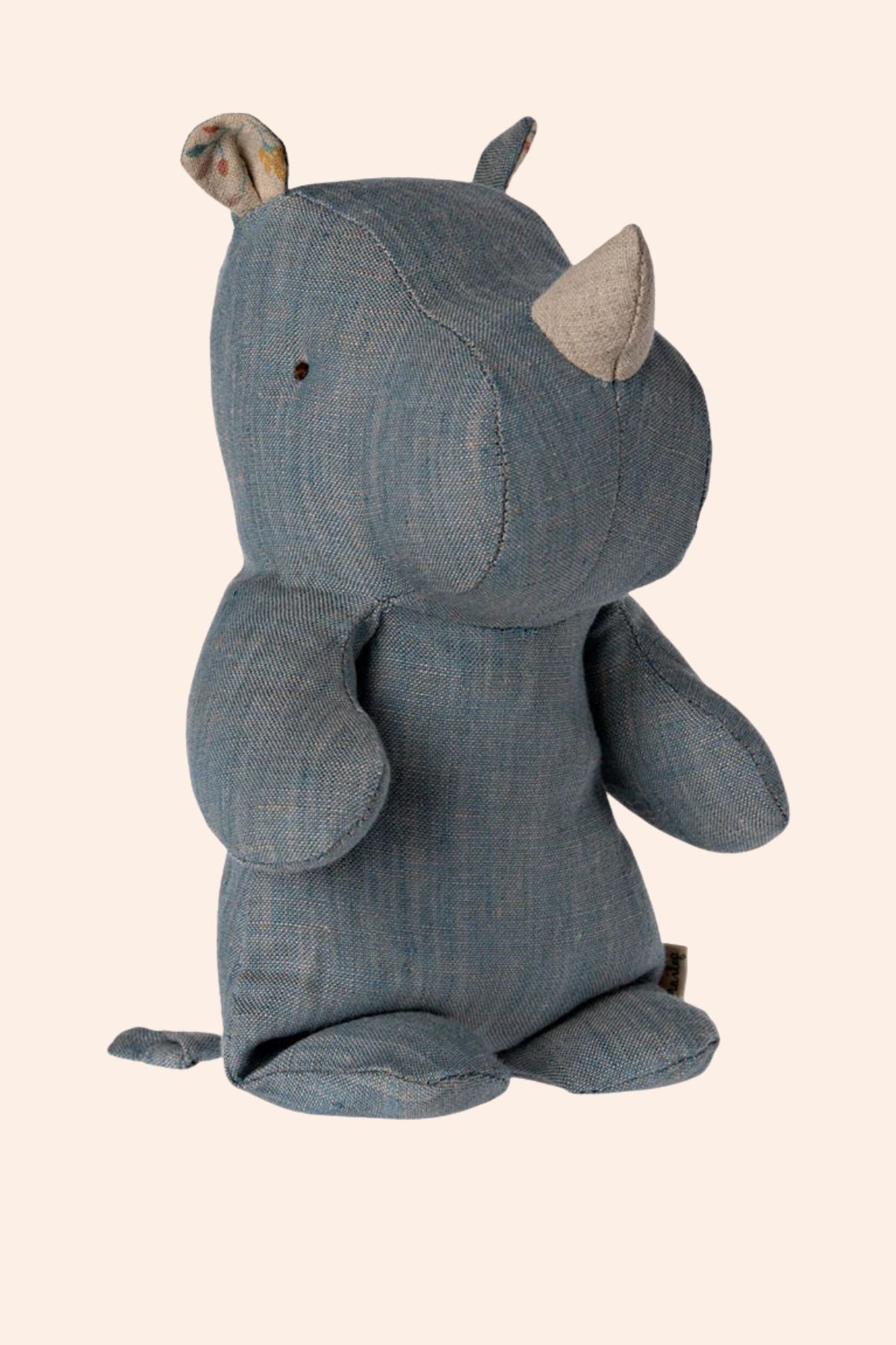 Maileg - Safari Friends - Small Rhino - Blue/Sand - Strawberries & Cream