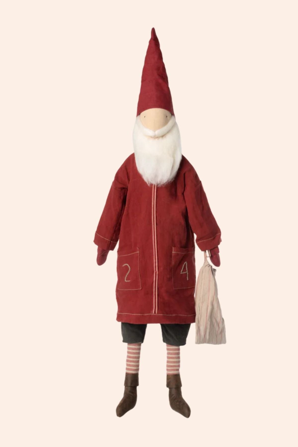 Maileg - Santa Advent Calendar Pixie - Strawberries & Cream 