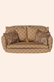 Maileg - Sofa bed - Mouse - Large - Ocher - Strawberries & Cream