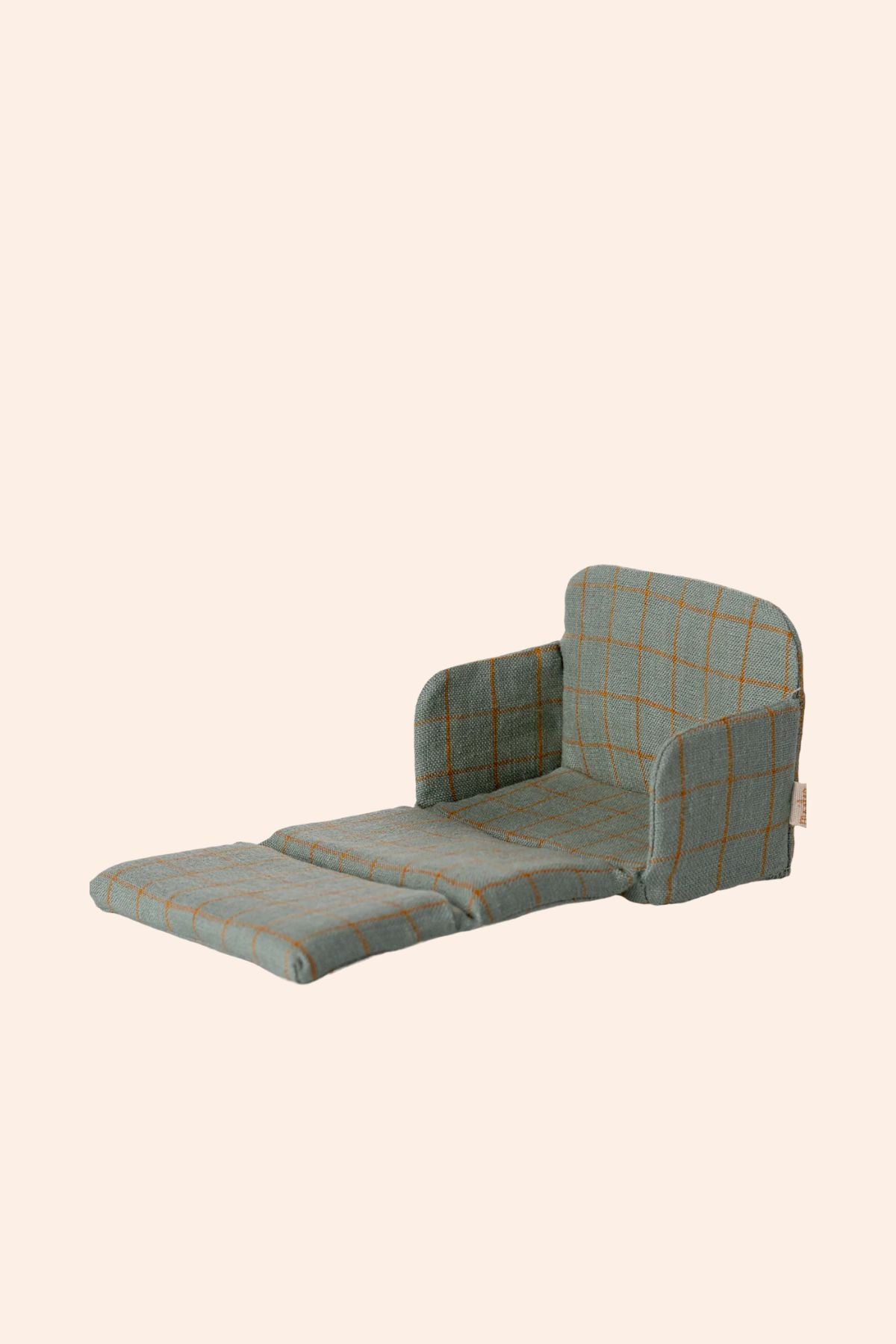Maileg - Sofa bed, Mouse - Checker - Strawberries & Cream